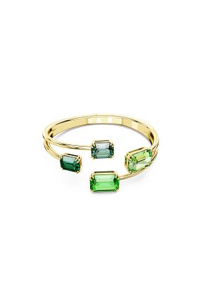 النگو قهوه ای زنانه 8 عیار Swarovski - کد 794588418