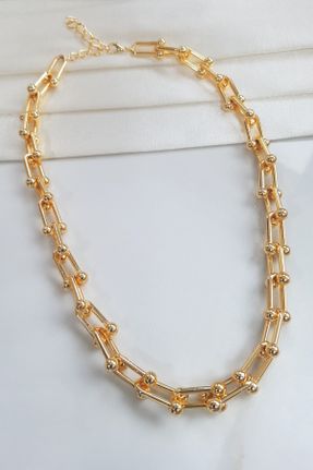 گردنبند جواهر طلائی زنانه کد 103601109