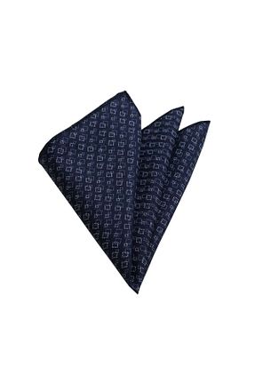 دستمال جیبی سرمه ای مردانه پارچه ای Exve Exclusive - کد 37250611
