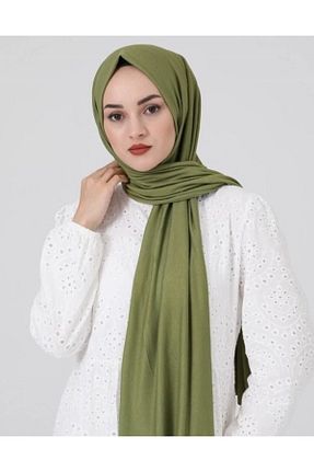 شال سبز زنانه پنبه ای perryscarf - کد 104340473