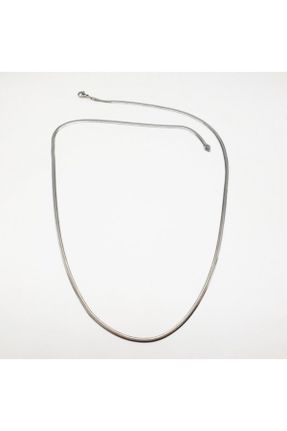 گردنبند استیل سفید مردانه فولاد ( استیل ) کد 104381599