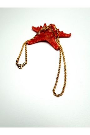گردنبند جواهر طلائی زنانه روکش طلا by.accessoriess - کد 86059179