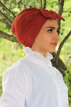 کلاه شنا نارنجی زنانه Sahra Şal Dünyası - کد 68157053