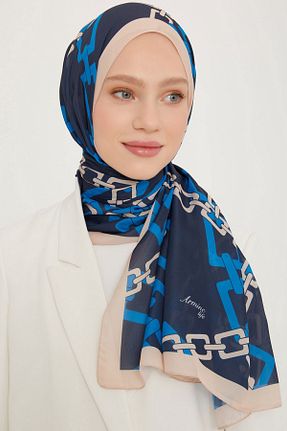 شال سرمه ای زنانه Poly Twill Armine - کد 309522319