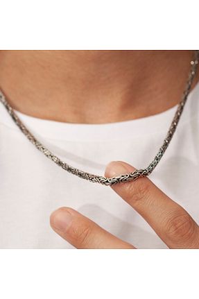 گردنبند نقره مردانه 925 عیار Yantra Silver - کد 794313861