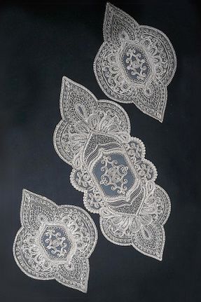 رومیزی بژ پلی استر Çt Çeyizci Tekstil - کد 794571230