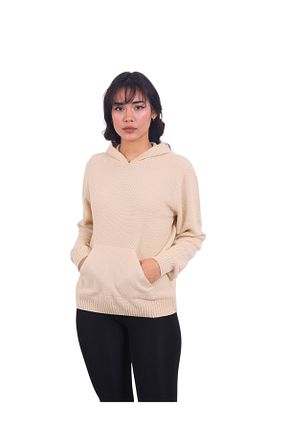 سوئیشرت بژ زنانه ساده RTD&VLD - کد 794623895