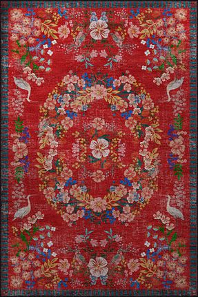 فرش رنگی قابل شستشو Rugs Modern Halı - کد 794102201