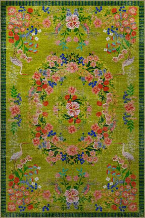 فرش رنگی قابل شستشو Rugs Modern Halı - کد 794102621