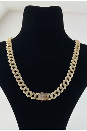 گردنبند نقره طلائی زنانه 925 عیار zeyyn silver - کد 794191709