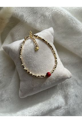 دستبند جواهر طلائی زنانه سنگ طبیعی PelvedDesign - کد 674765049