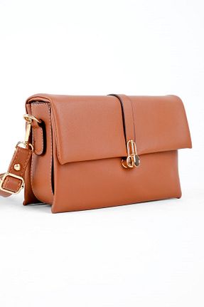 کیف دوشی قهوه ای زنانه چرم مصنوعی LAL SHOES & BAGS - کد 794333360