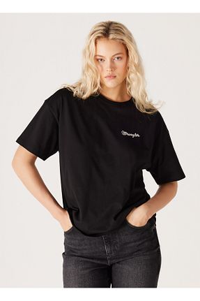 تیشرت مشکی زنانه رگولار Wrangler - کد 794371032