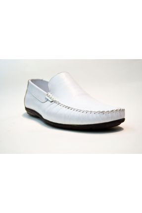 کفش کژوال سفید مردانه جیر پاشنه کوتاه ( 4 - 1 cm ) پاشنه ساده کد 794448043