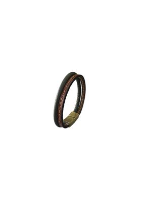 دستبند جواهر زرشکی زنانه چرم Lndr - کد 794603407