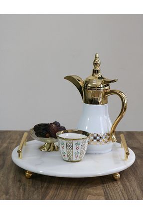 سینی سفید Mermer Gemboss - کد 794824741