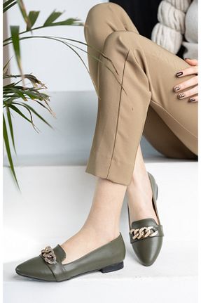 بابت سبز زنانه چرم مصنوعی İDC MODA - کد 794703351
