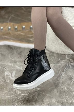 بوت / نیم بوت مشکی زنانه چرم مصنوعی L&L - کد 794720480