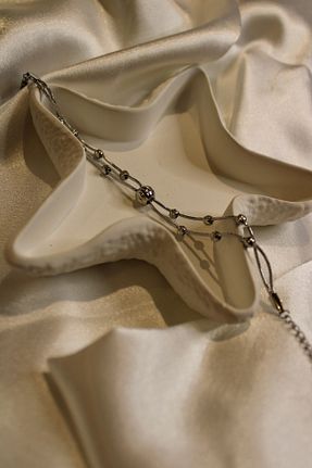 دستبند استیل (فولاد) زنانه استیل (فولاد) Dropaksesuar - کد 794768402