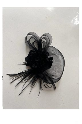 گیره سر مشکی زنانه پلی استر BBA TULLE STORE - کد 794838962