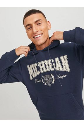 سوئیشرت مشکی مردانه چاپی Jack & Jones - کد 794671036