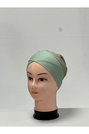 کلاه شنای حجاب سبز زنانه AWAM SILK - کد 772495682