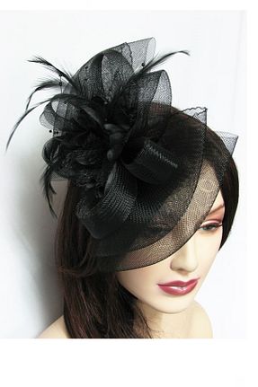 گیره سر مشکی زنانه پلی استر BBA TULLE STORE - کد 794834556
