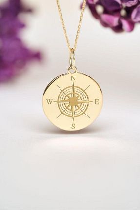 گردنبند نقره طلائی زنانه 925 عیار Sun Flower Jewelry - کد 794851896