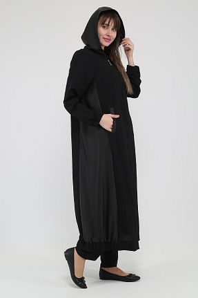 کلاه و ابایا مشکی زنانه بافتنی FABQA - کد 266322177