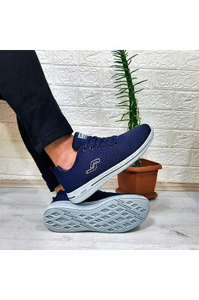 کفش پیاده روی سرمه ای مردانه پارچه ای Jump - کد 794684292