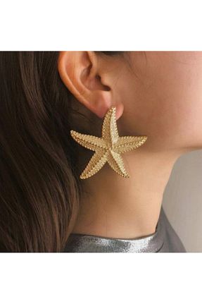 گوشواره جواهر طلائی میخ Be Best - کد 795014979