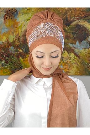 روسری متالیک شیفون BUTİKAMBAR - کد 795094308