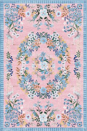 فرش رنگی قابل شستشو Rugs Modern Halı - کد 729002187