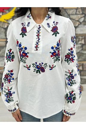 بلوز رنگی زنانه ساده Ateilerdijle - کد 795508278