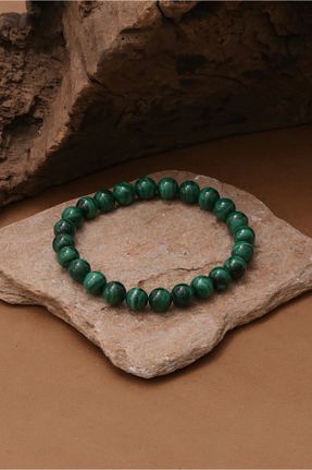 دستبند جواهر سبز زنانه سنگ طبیعی Dünya Doğal Taş - کد 793171892