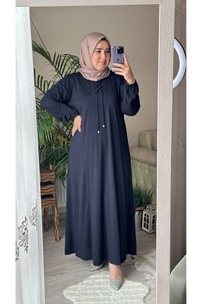 لباس سرمه ای زنانه بافت TDYtrendy Giyim - کد 795535250