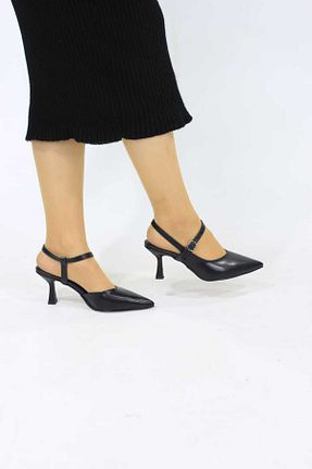 کفش مجلسی مشکی زنانه چرم مصنوعی Fusya - کد 795709515