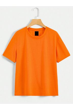 تیشرت نارنجی زنانه رگولار DAXİS Sportwear Company - کد 795535141