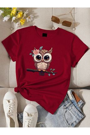 تیشرت قرمز زنانه رگولار DAXİS Sportwear Company - کد 795572328