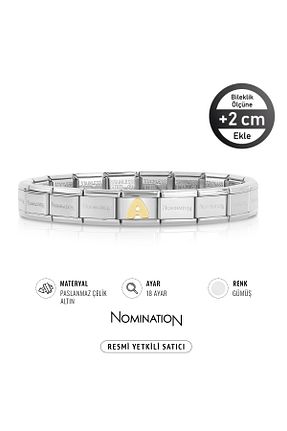 دستبند استیل (فولاد) زنانه طلا NOMİNATİON - کد 784575191