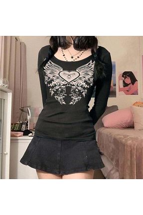 بلوز مشکی زنانه ساده BALİNA - کد 793144736