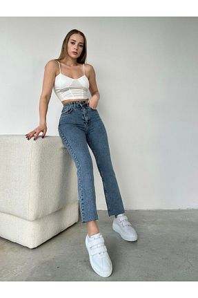 شلوار آبی زنانه پارچه Aida Fashion - کد 795215867