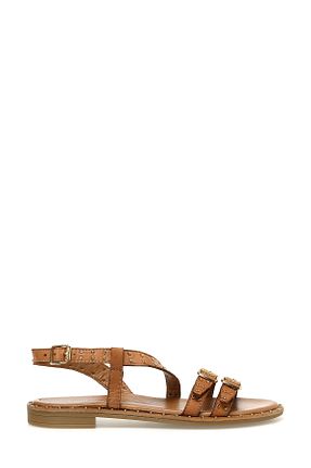 صندل قهوه ای زنانه پاشنه تخت Nine West - کد 795128885