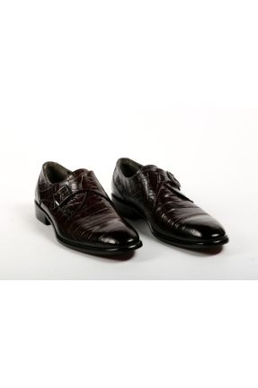 کفش کلاسیک قهوه ای مردانه چرم طبیعی پاشنه کوتاه ( 4 - 1 cm ) پاشنه نازک کد 336697740
