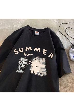 تیشرت مشکی زنانه رگولار Touz Moda - کد 795454288