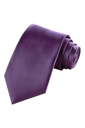 کراوات بنفش مردانه ساتن Trenderrs - کد 795608058