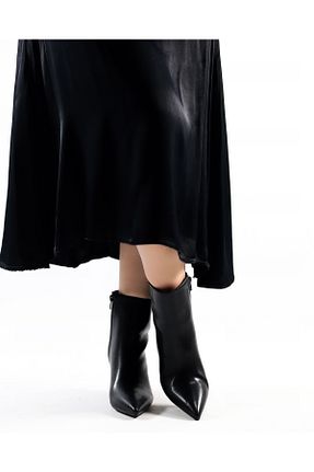 بوت / نیم بوت مشکی زنانه پشمی CLEOPATRA SHOES - کد 775717977