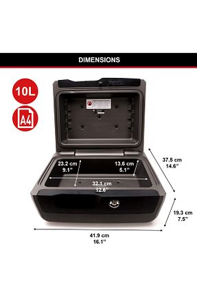 صندوق مشکی Master Lock - کد 795979091