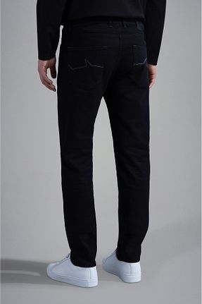 شلوار جین سایز بزرگ مشکی مردانه Straight Paul&Shark - کد 796047593