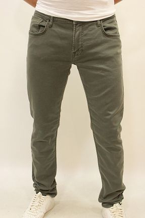 شلوار جین خاکی مردانه پاچه تنگ Twister Jeans - کد 795914457